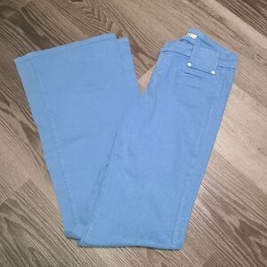 Joe's Jeans Light Blue High-Rise Wide Leg Jeans